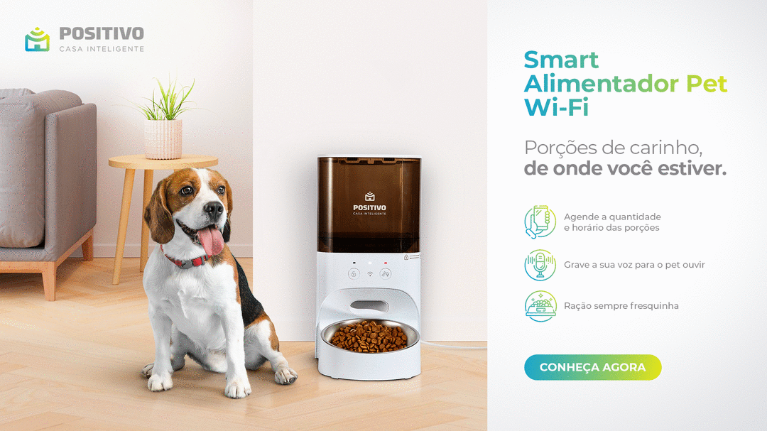 Lançamento: Smart Alimentador Pet Wi-Fi 😻