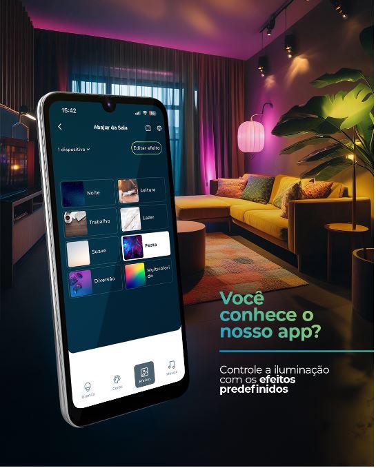 Já conhece os efeitos prefinidos do nosso app?